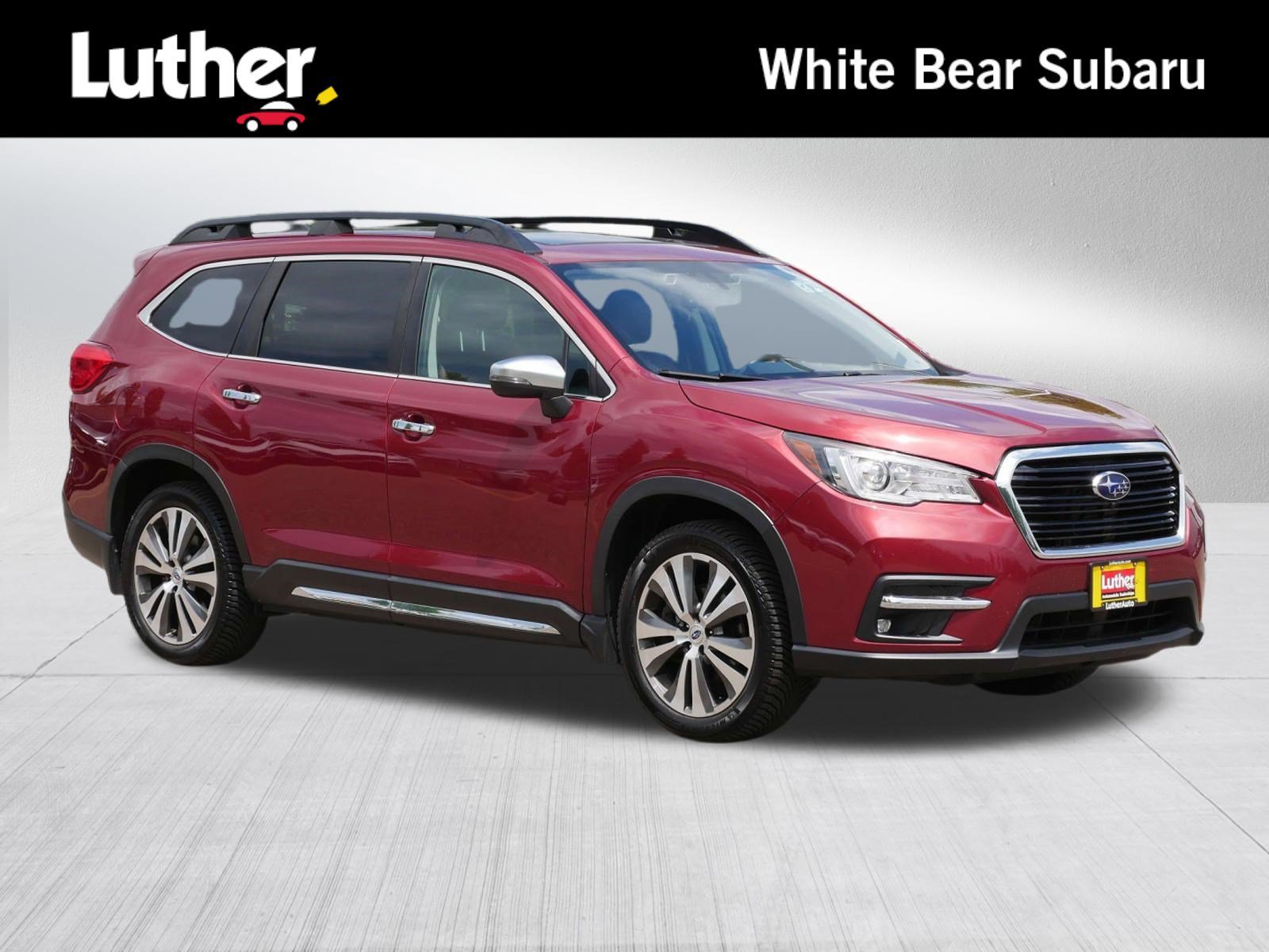 Used 2019 Crimson Red Pearl Subaru Touring image 1