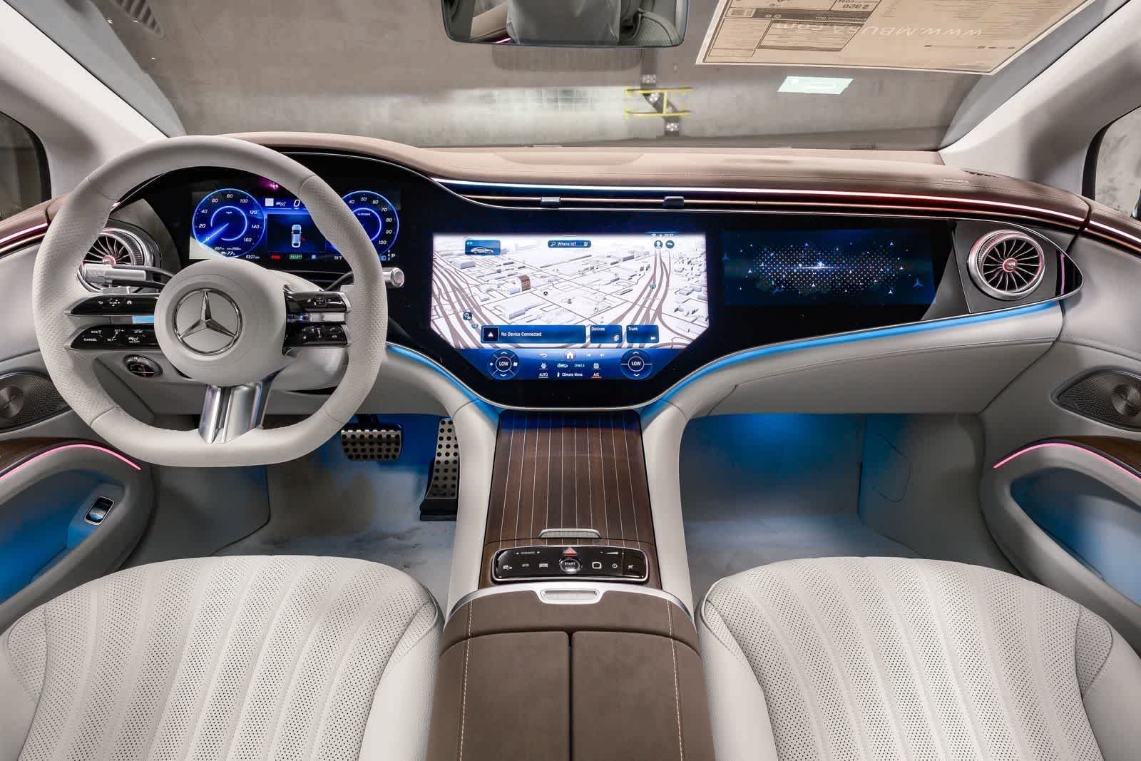 New 2026 Nautical Blue Metallic Mercedes-Benz EQS 450 image 56