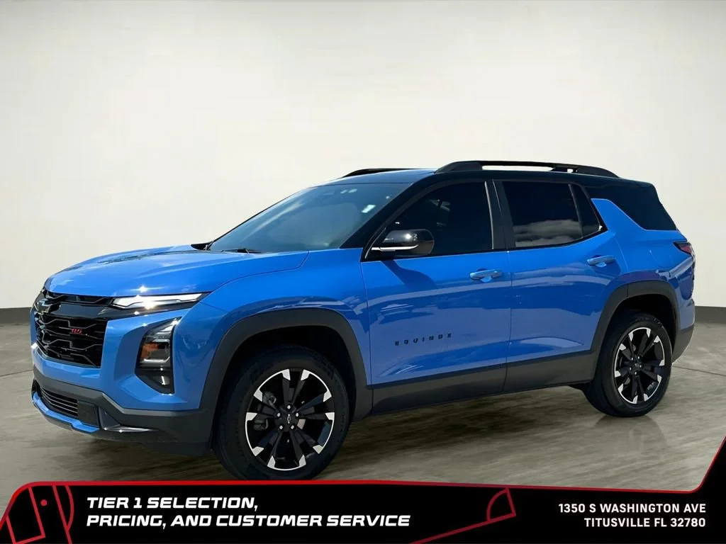 Used 2025 Reef Blue Metallic Chevrolet RS image 2