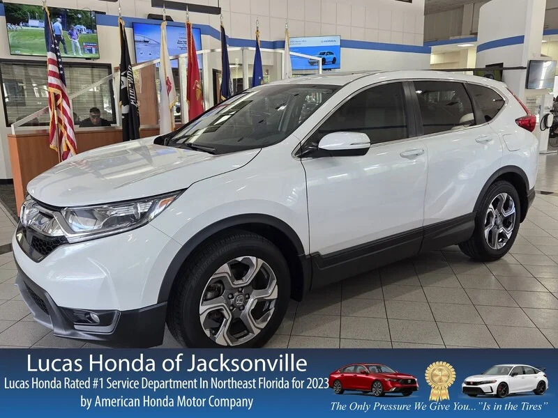 Used 2019 White Honda EX-L 2WD image 1