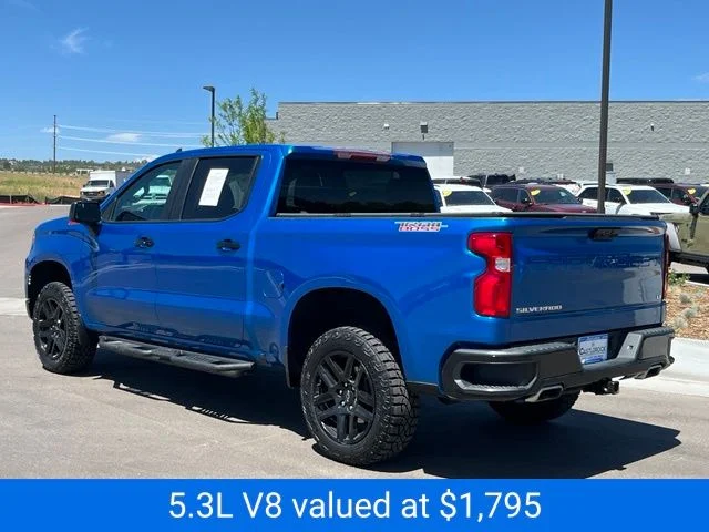 Certified Used 2022 Blue Chevrolet LT Trail Boss image 3