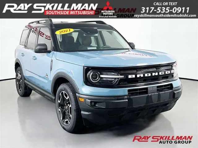 Used 2021 Blue Ford Outer Banks image 1