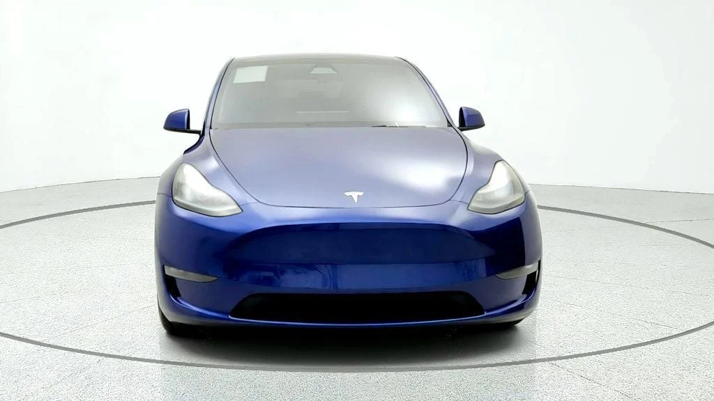 Used 2024 Deep Blue Metallic Tesla Performance AWD image 2