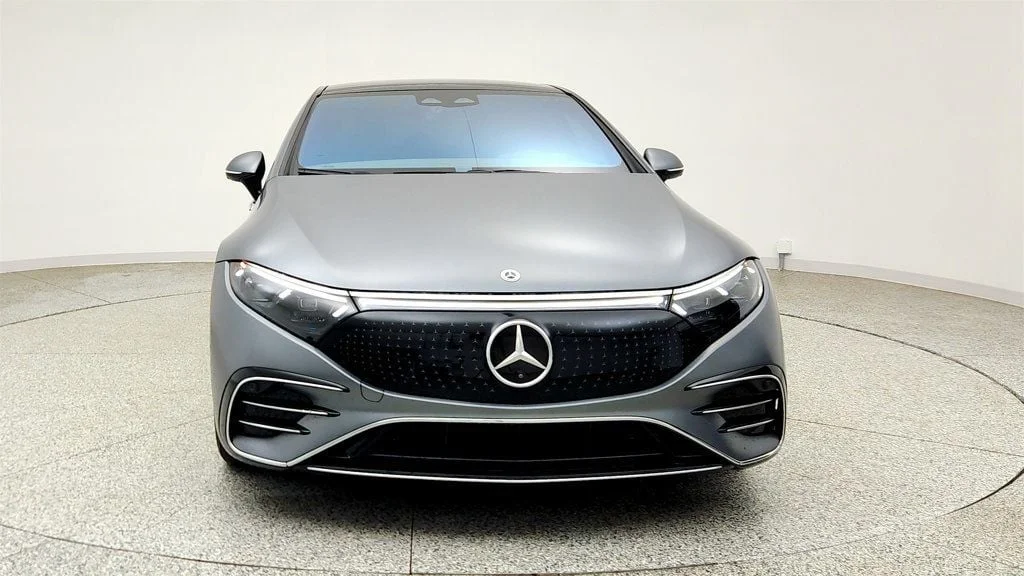 Used 2023 MANUFAKTUR Selenite Gray Magno Mercedes-Benz EQS 450+ Sedan w/ AMG® Line & Exclusive Trim Pkgs image 2
