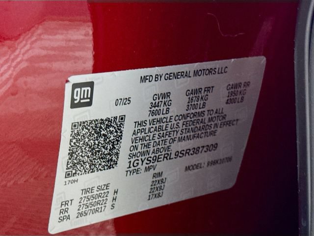Used 2025 Radiant Red Tintcoat Cadillac Sport image 35