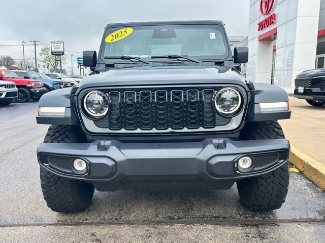 Used 2025 Jeep Wrangler 4xe Willys 4XE with VIN 1C4RJXN60SW584555 for sale in Dixon, IL
