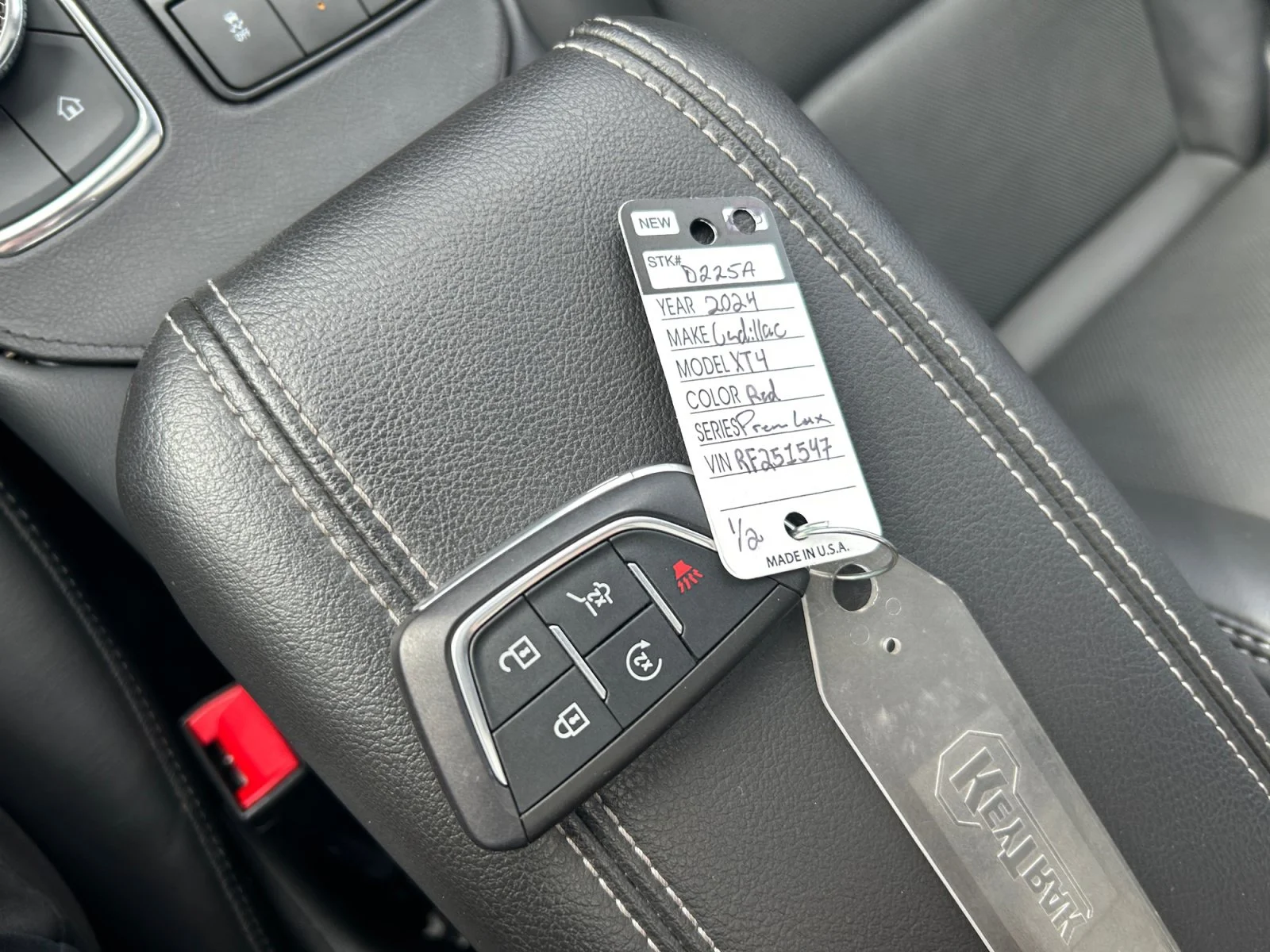 Used 2024 RED Cadillac PREMIUM LUXURY AWD LOCAL TRADE LOW KMS image 28