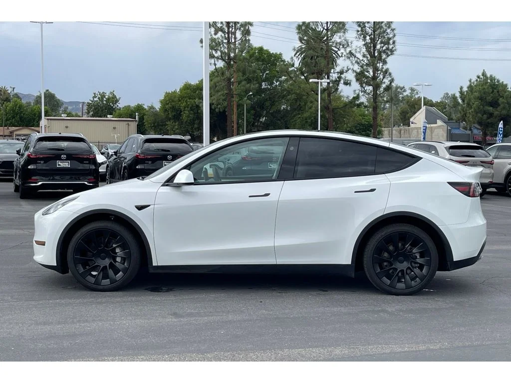 Used 2025 Pearl White Multi-Coat Tesla Long Range image 3