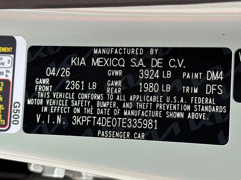 New 2026 Morning Haze Kia LXS image 30