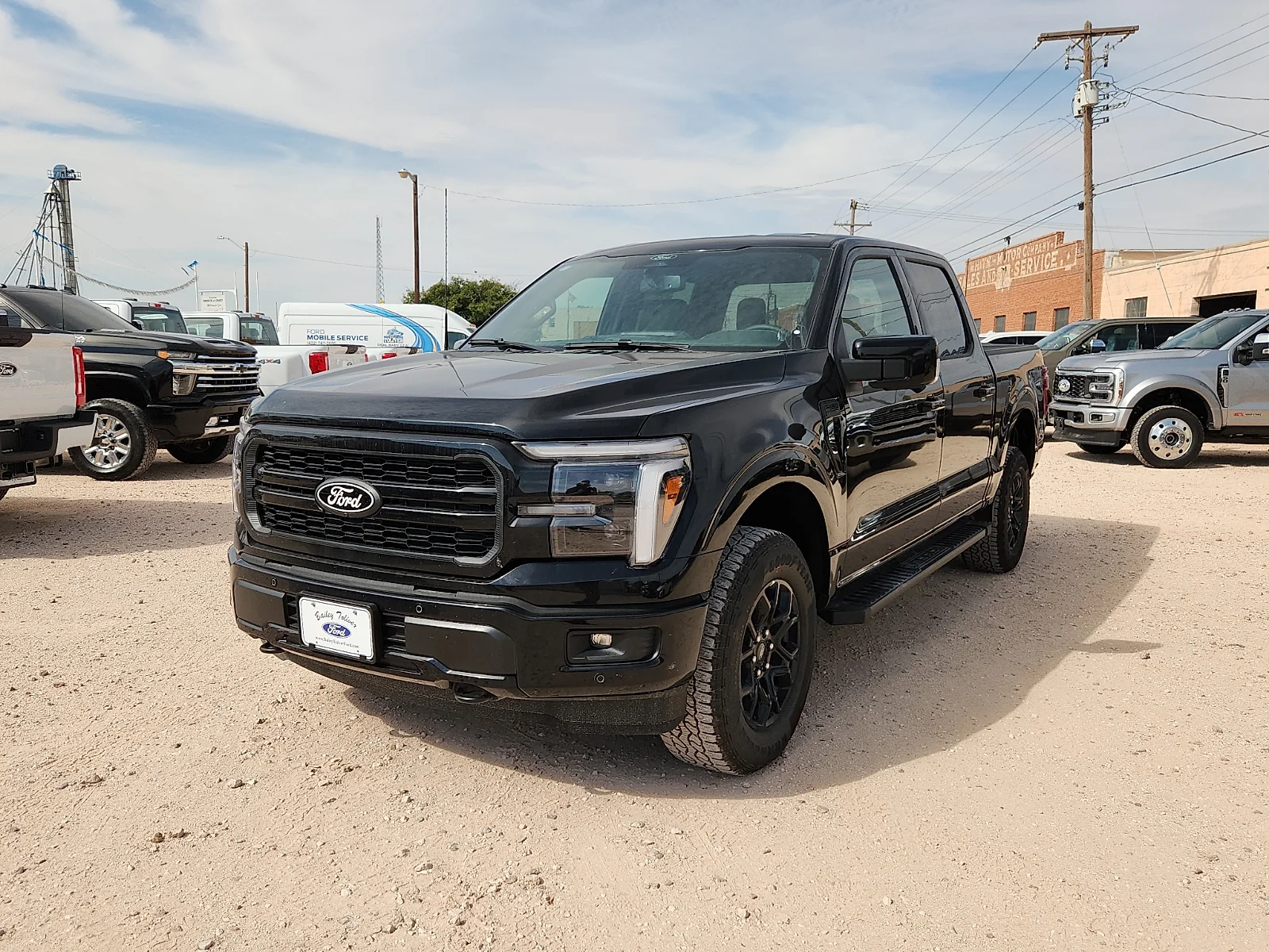 New 2026 Agate Black Metallic Ford Lariat image 3