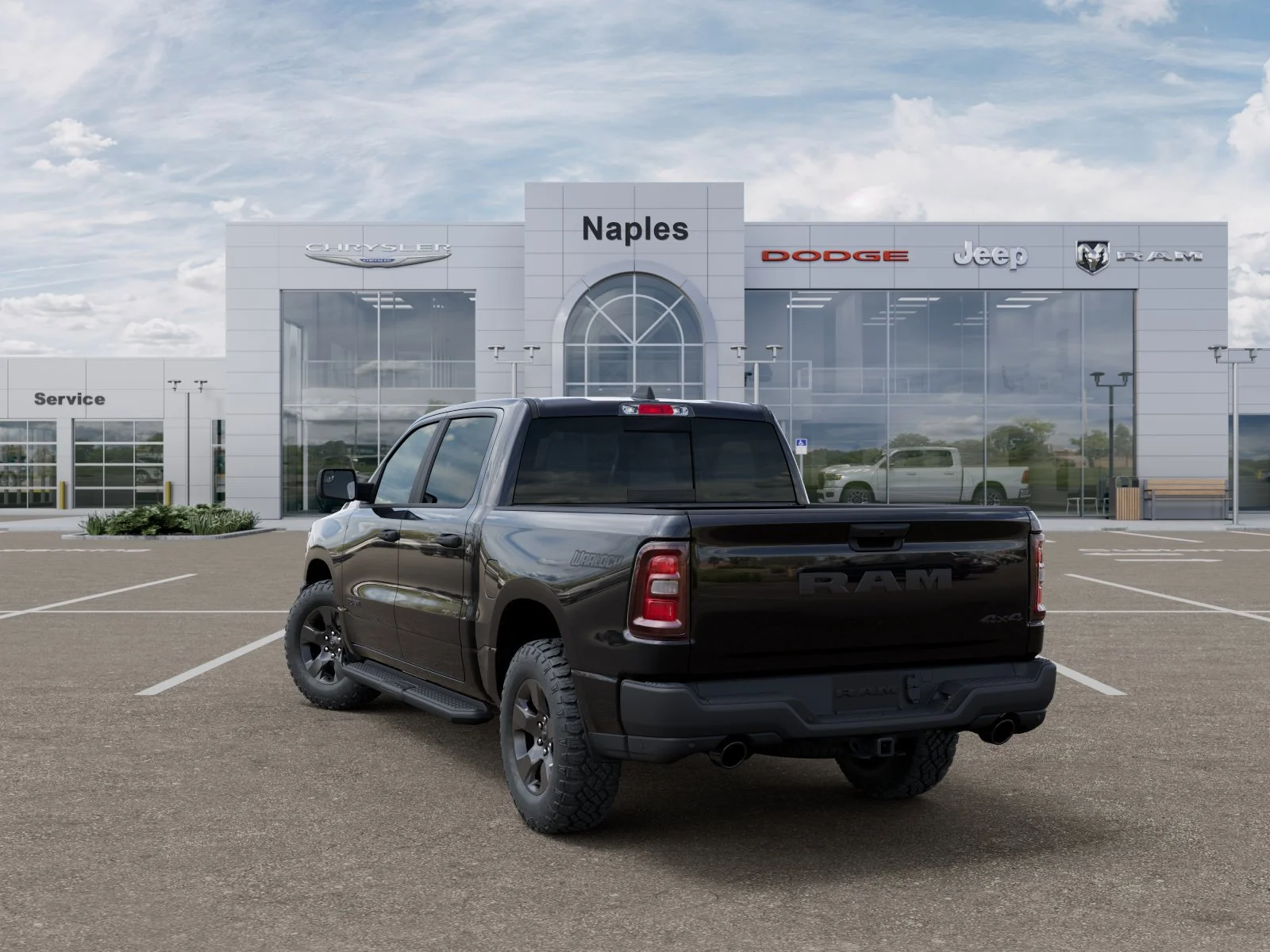 New 2026 Diamond Black Crystal Pearl-Coat Exterior Paint RAM Warlock image 3