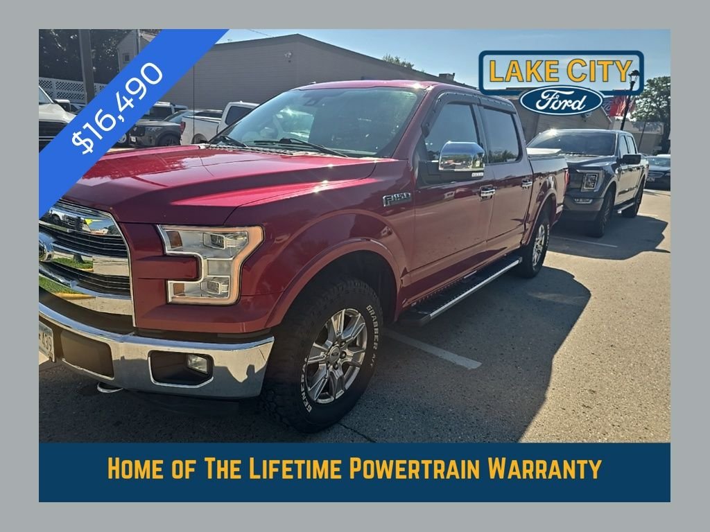 Used 2015 Red Ford Lariat image 1