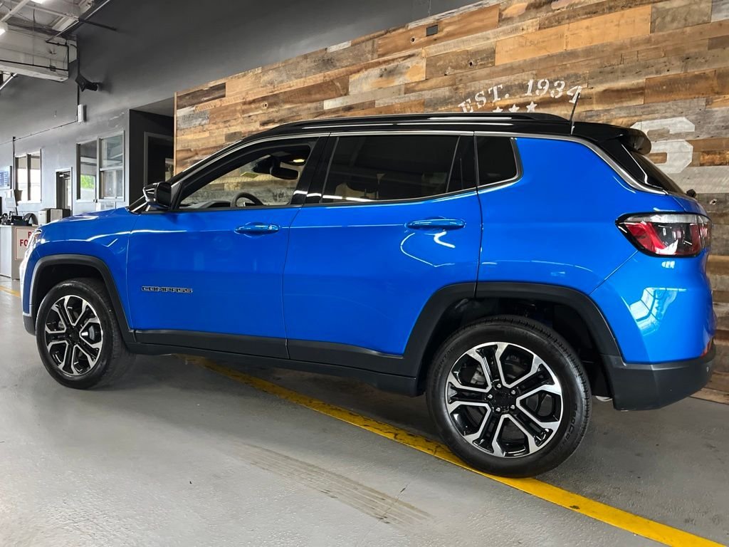 Used 2023 Laser Blue Jeep Limited image 47