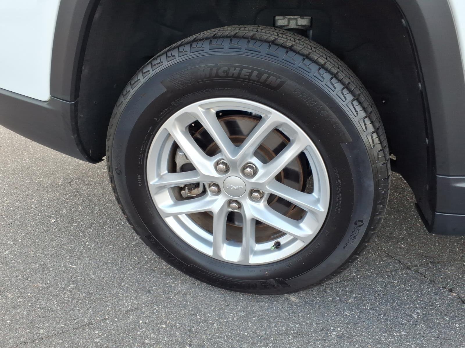 Used 2024 Bright White Clearcoat Jeep Laredo X image 10