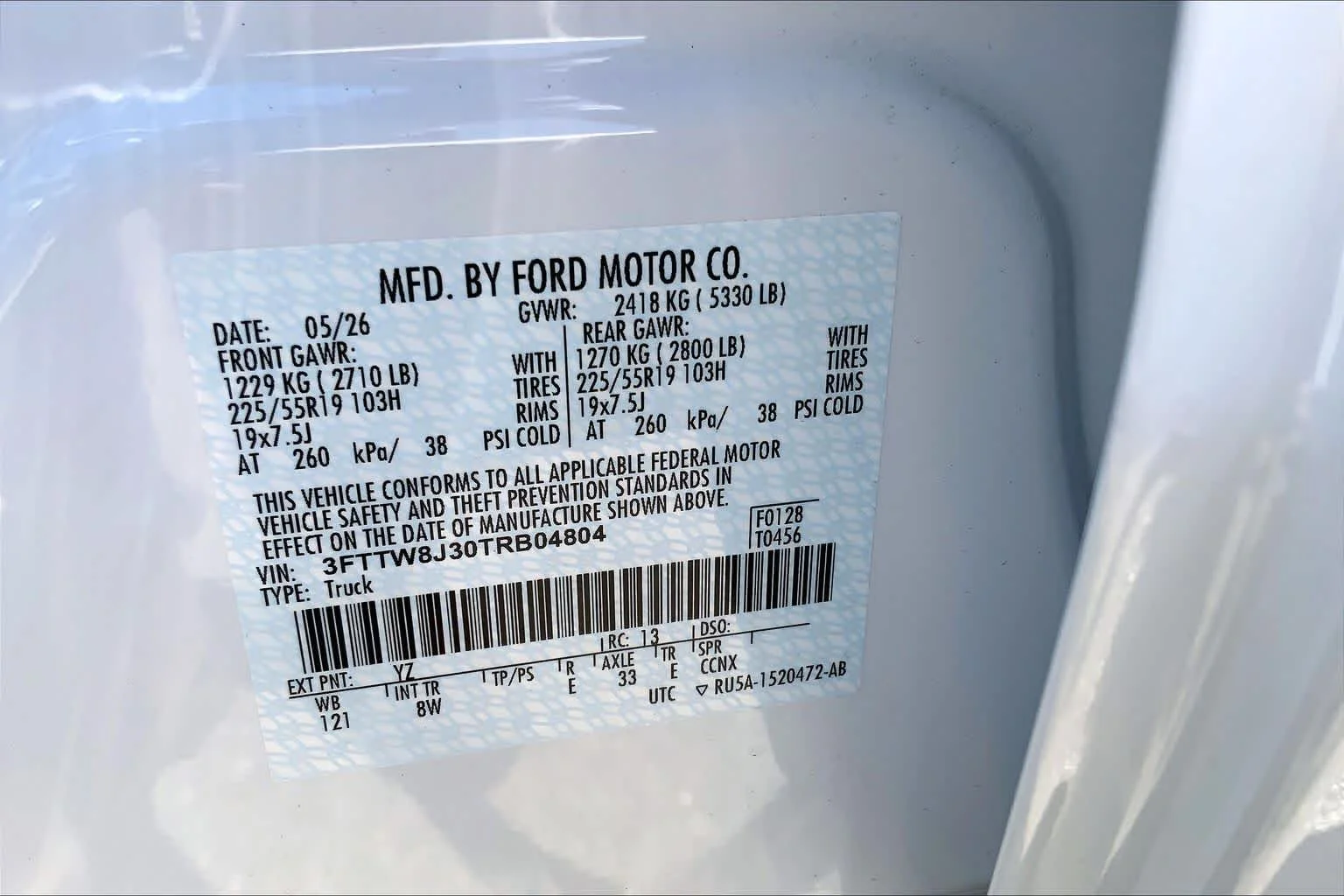 New 2026 Oxford White Ford XLT image 12