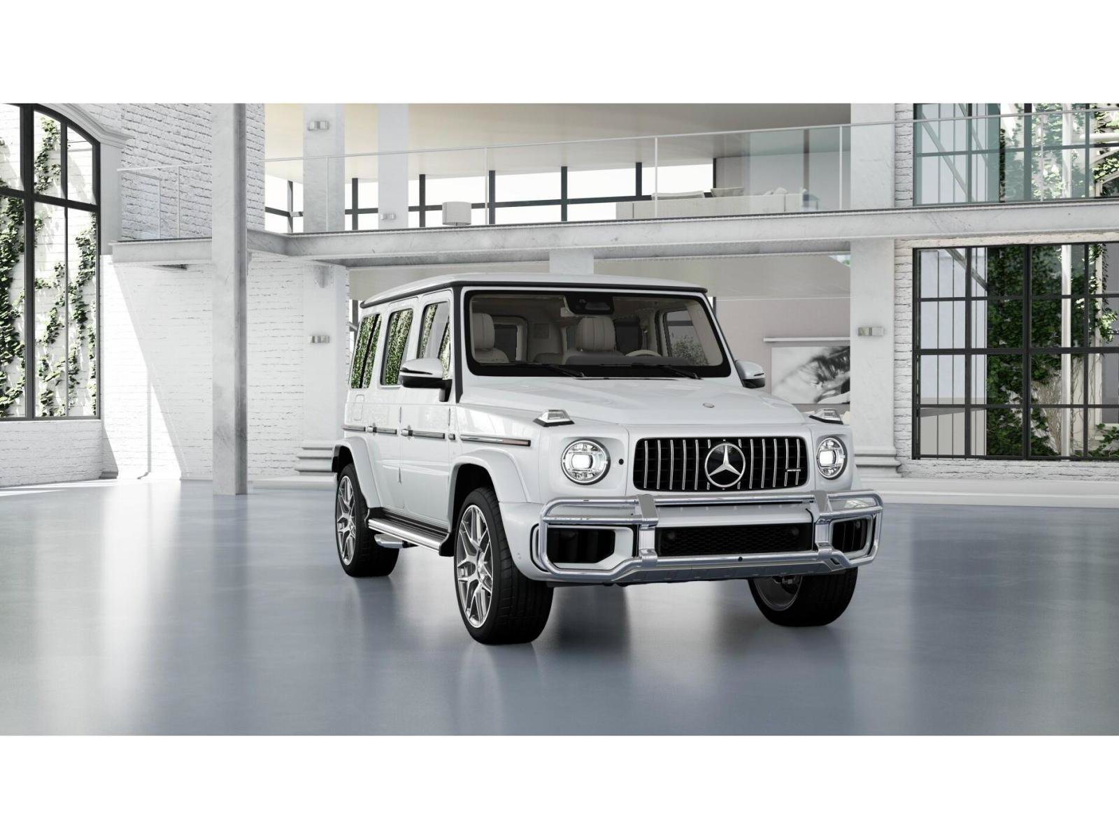 New 2027 MANUFAKTUR Moonlight White Metallic Mercedes-Benz AMG® G 63 SUV image 52