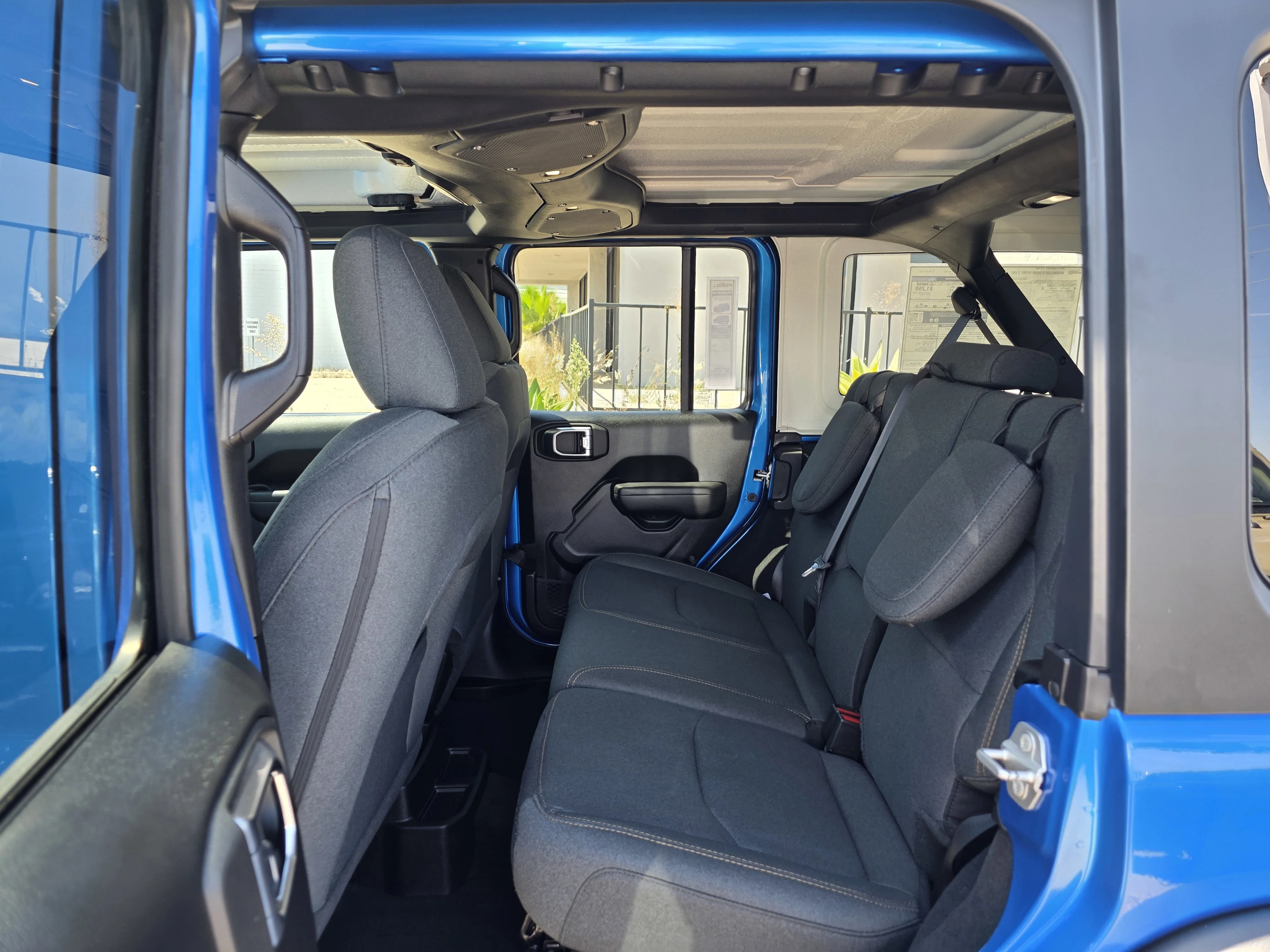 New 2025 Blue Pearl Jeep Sport S 4xe image 16