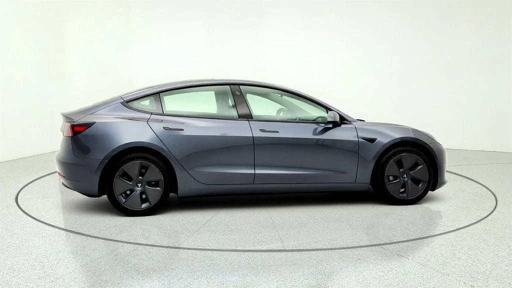 Used 2023 Midnight Silver Metallic Tesla RWD image 4