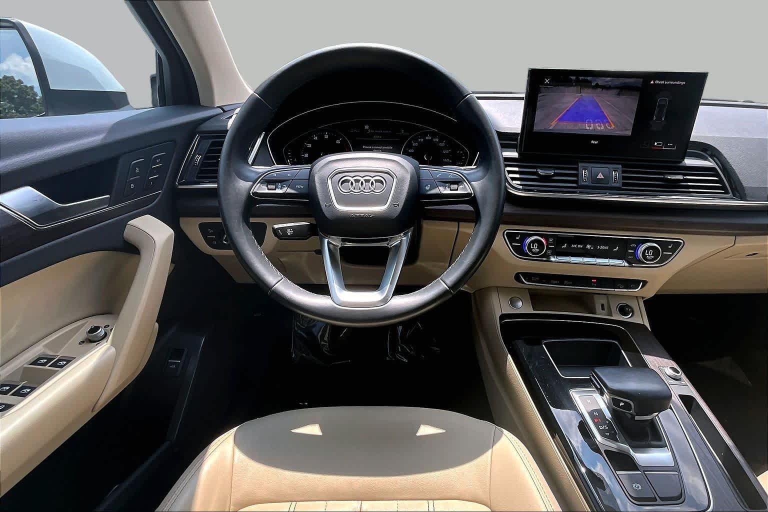 Used 2022 Glacier White Metallic Audi Premium image 6