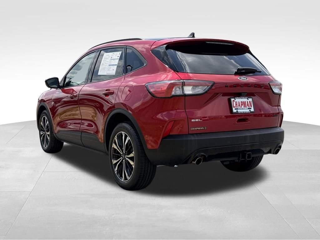 Certified Used 2022 Red Metallic Ford SEL image 5
