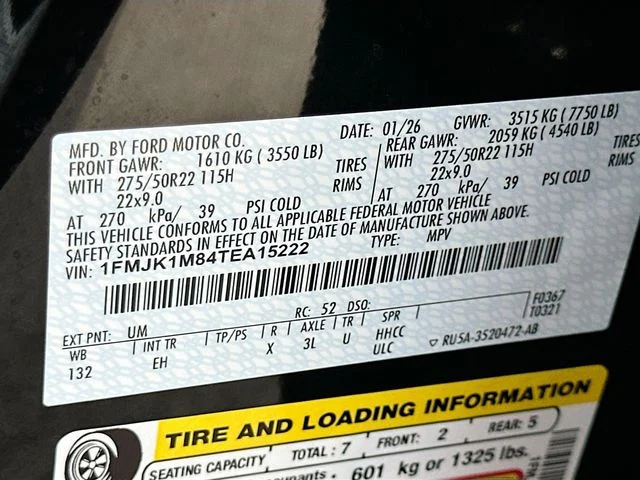 Used 2026 Black Ford Platinum image 33