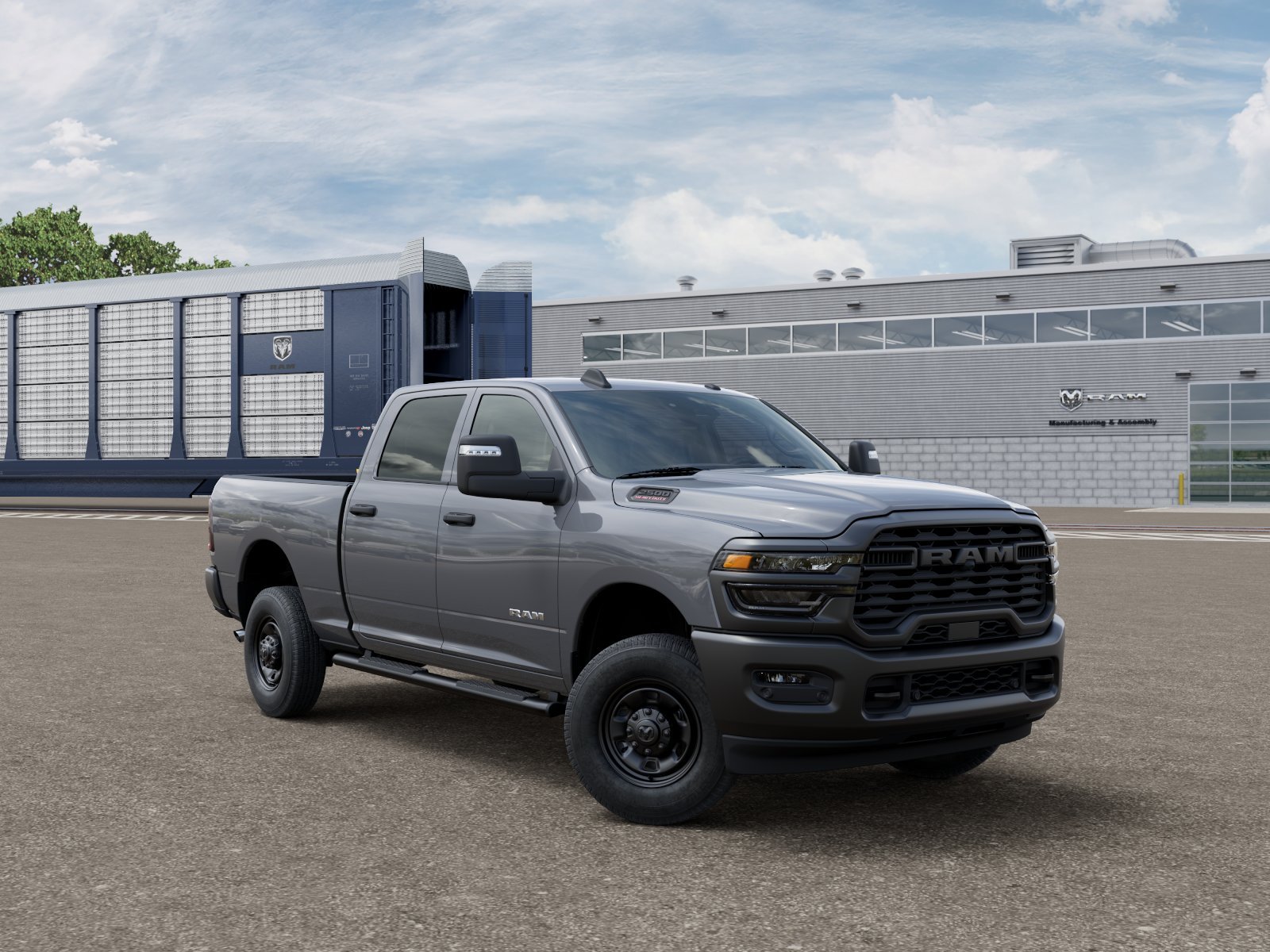 New 2026 Ceramic Gray Clear-Coat Exterior Paint RAM Warlock image 3