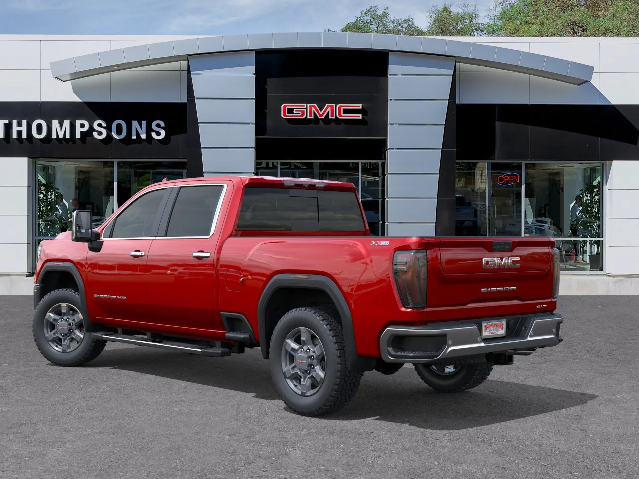 New 2026 Volcanic Red Tintcoat GMC SLT image 2