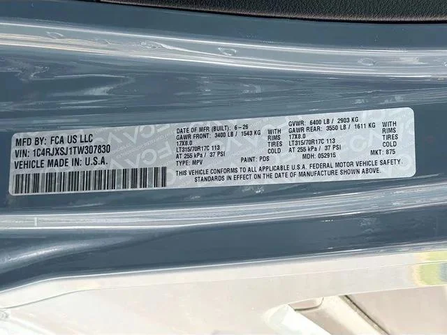 New 2026 Anvil Clear-Coat Exterior Paint Jeep Rubicon 392 image 33