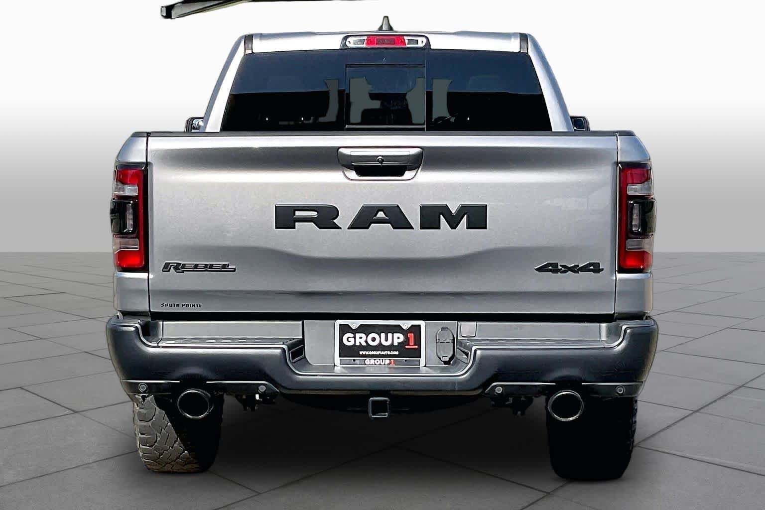 Used 2021 Billet Silver Metallic Clearcoat Ram Rebel image 5