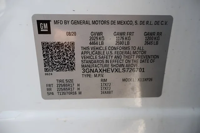 Used 2020 Summit White Chevrolet LS image 38