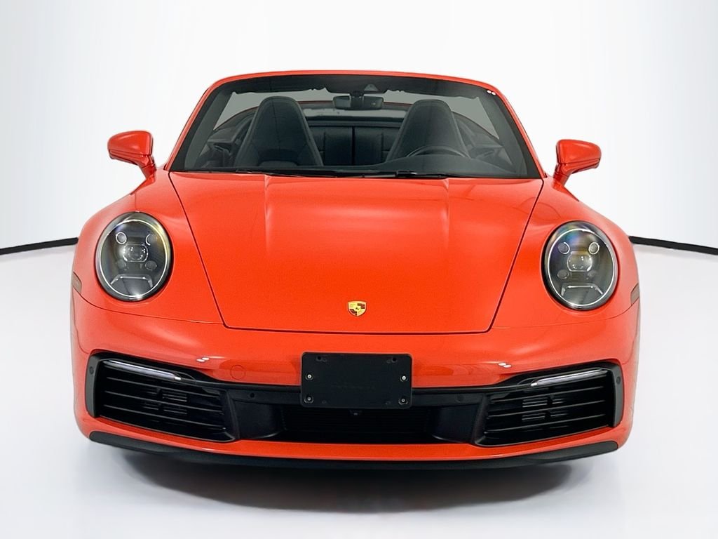 Used 2021 Lava Orange Porsche Carrera image 2
