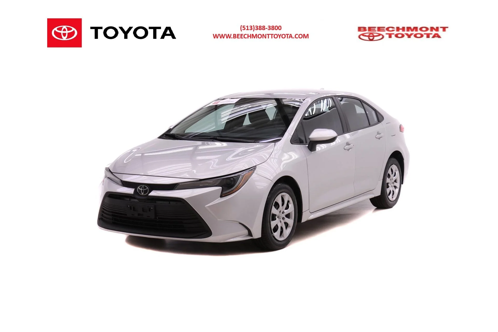 Certified Used 2024 Silver Toyota LE image 1