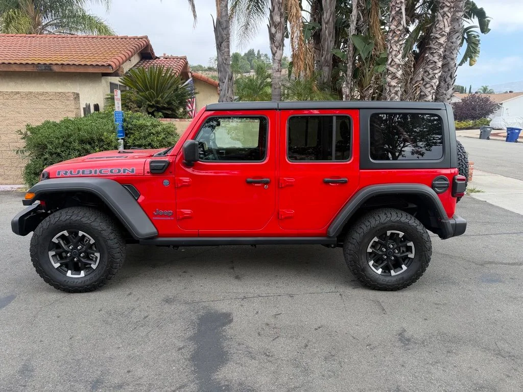 Used 2025 Red Jeep Rubicon 4xe image 9