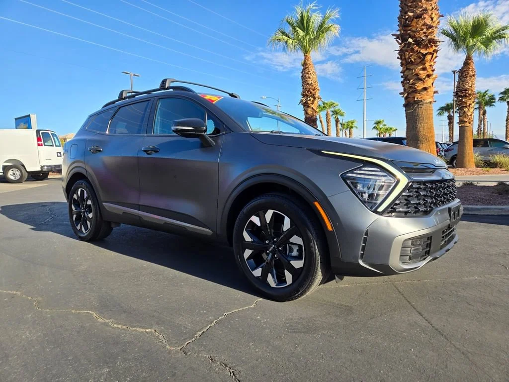 Used 2023 Shadow Matte Gray Kia X-Line Prestige image 1
