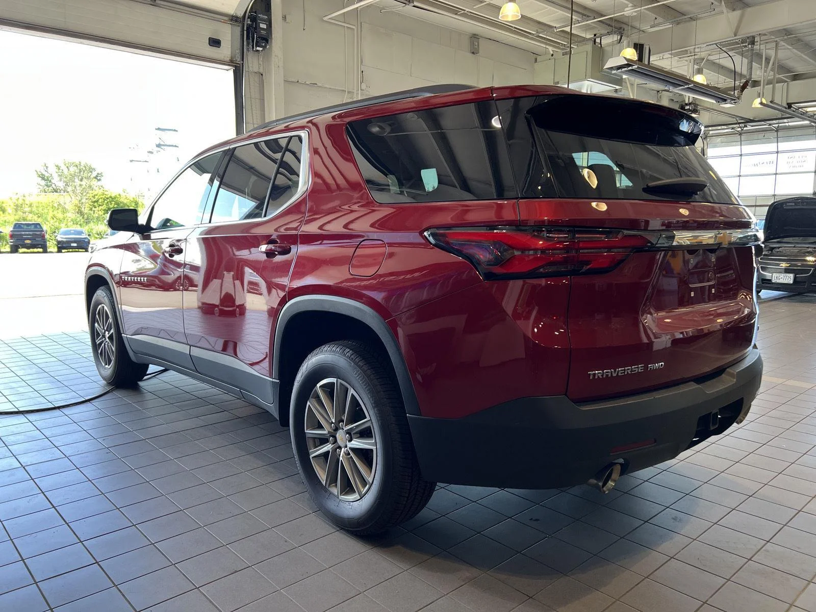 Used 2023 Radiant Red Tintcoat Chevrolet LT Cloth image 5