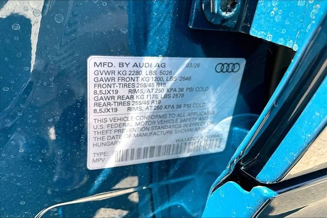 New 2026 Blue Audi S line image 13
