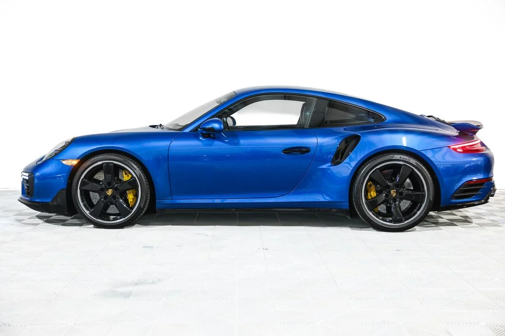 Used 2018 Blue Porsche Turbo S image 12