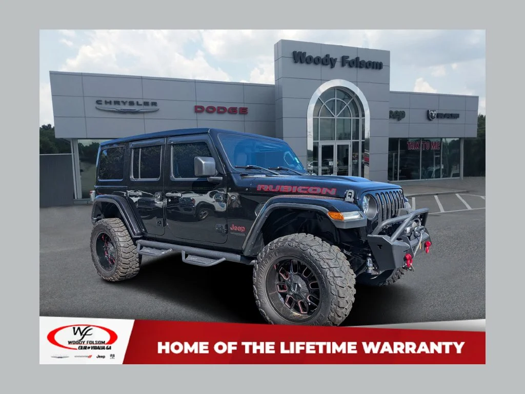 Used 2020 Black Jeep Unlimited Rubicon image 1