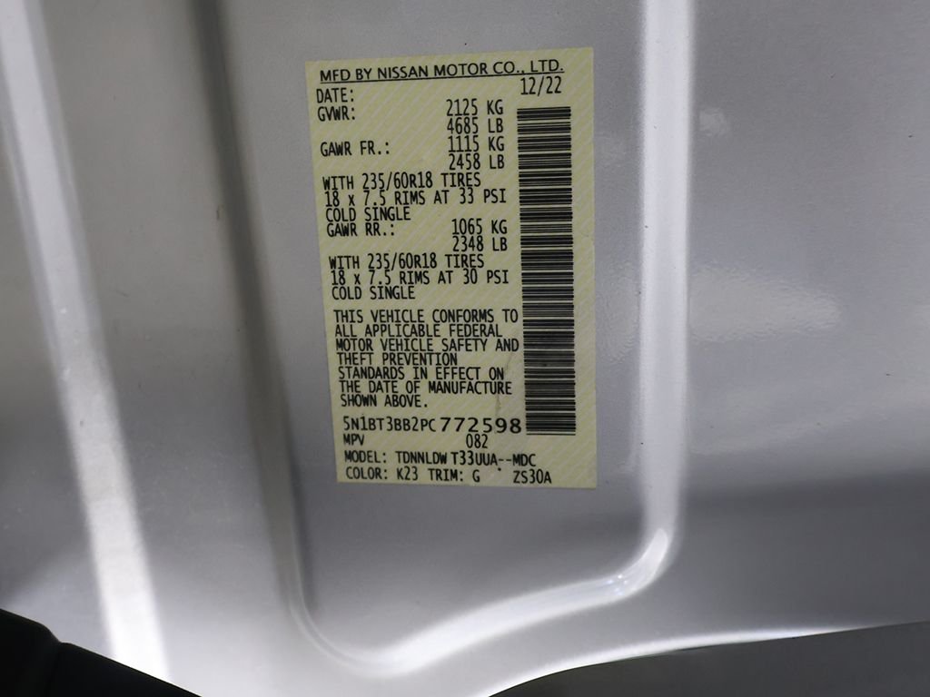 Used 2023 Silver Nissan SV image 42
