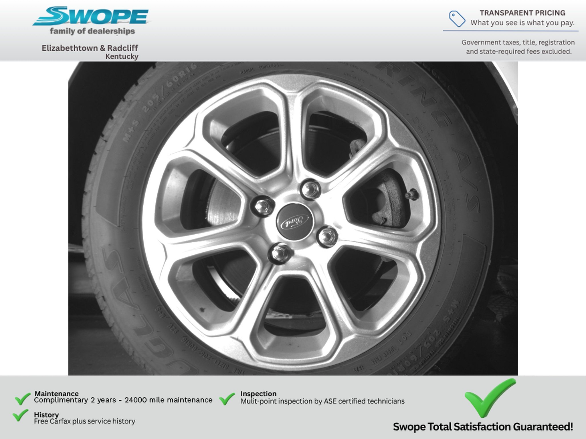 Used 2018 Diamond White Ford SE image 22