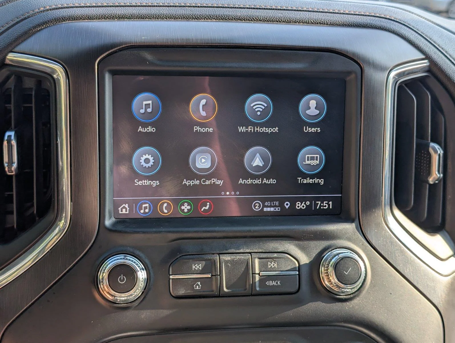Used 2021 SATIN STEEL METALLIC GMC AT4 image 23