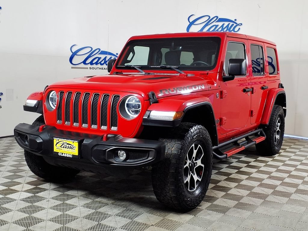 Used 2021 Firecracker Red Jeep Unlimited Rubicon image 5