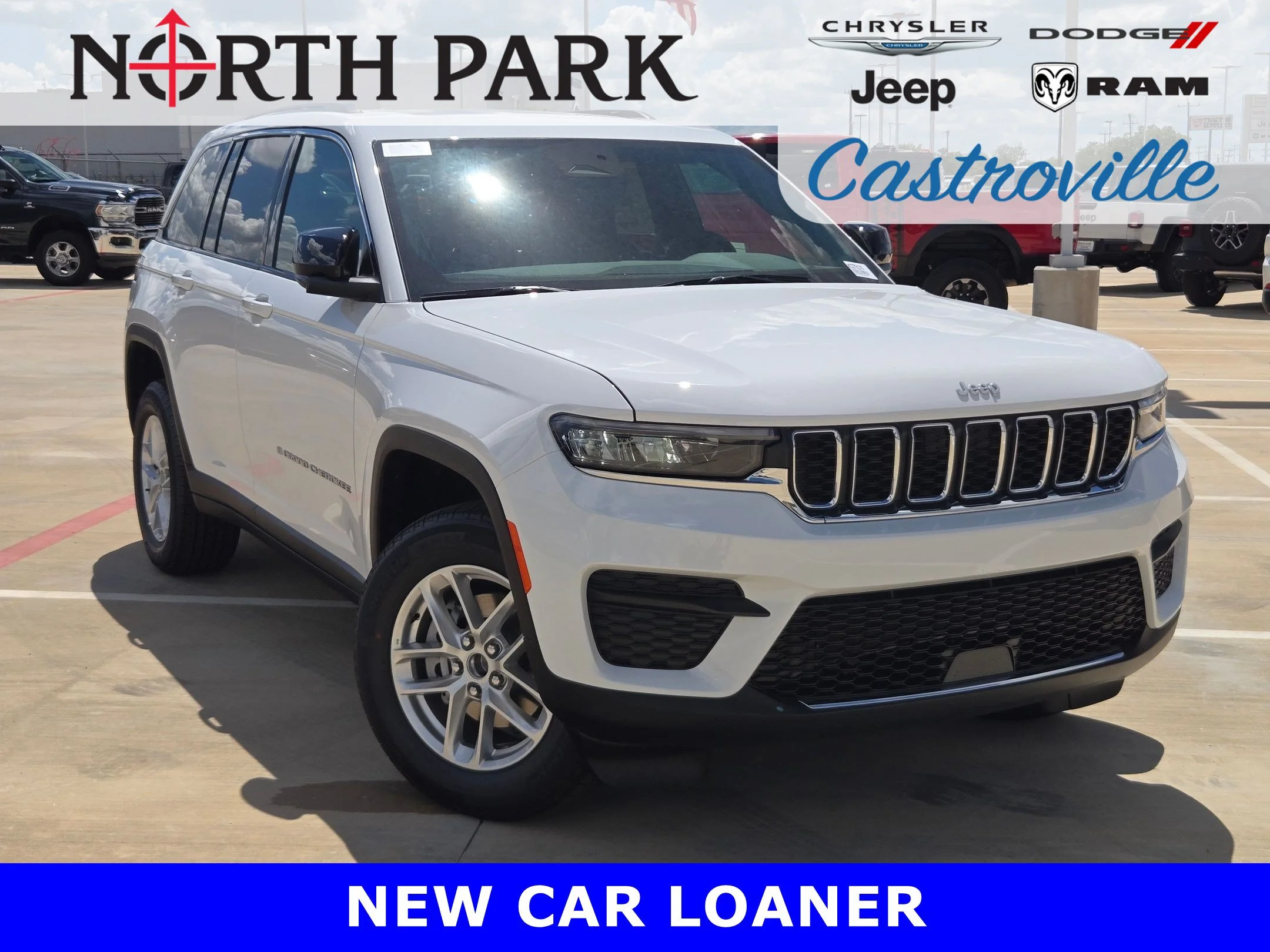 New 2026 Bright White Clearcoat Jeep Laredo X image 1