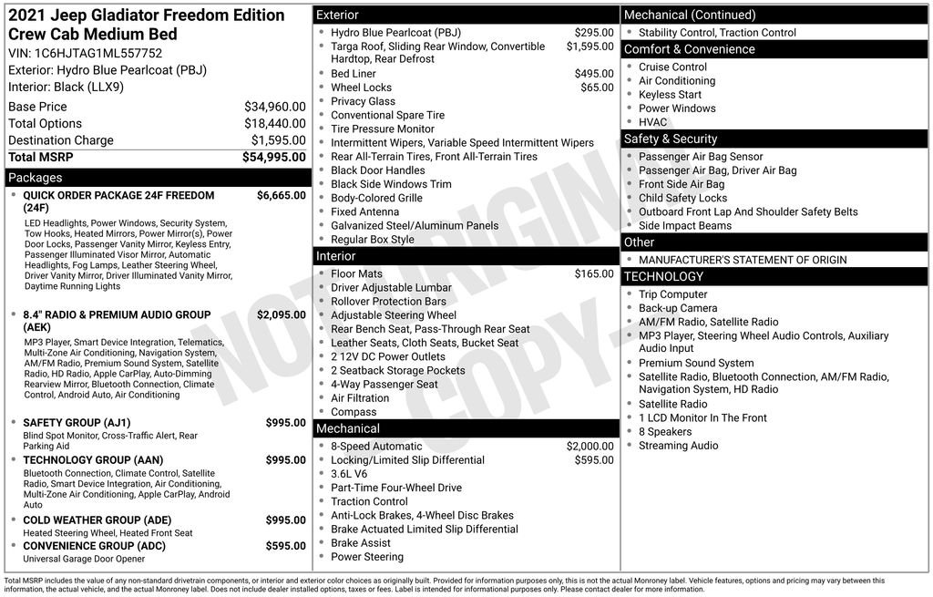 Used 2021 Blue Jeep  image 2