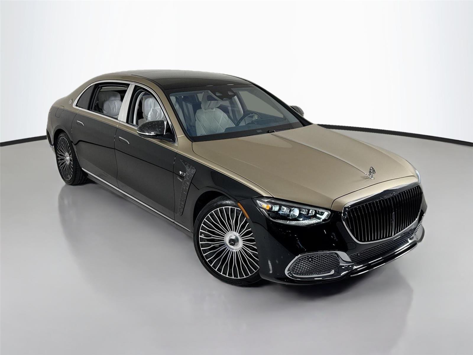 Used 2025 Kalahari Gold/Obsidian Black Mercedes-Benz Maybach S 680 | Mansory Trim | Factory Two Tone | $282k MSRP image 63