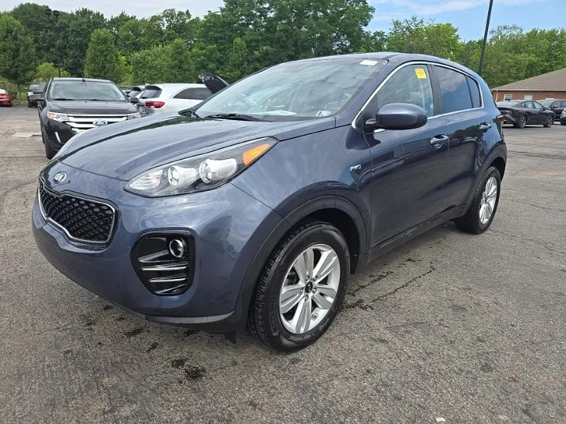 Used 2019 Blue Kia LX image 3