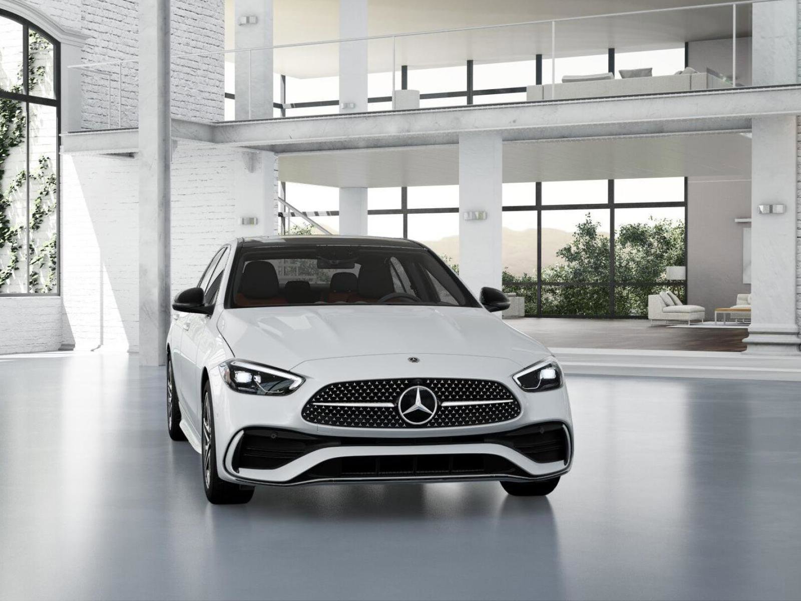 New 2026 MANUFAKTUR Moonlight White Metallic Mercedes-Benz C 300 image 8