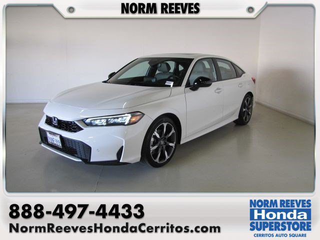 Certified Used 2025 Platinum White Pearl Honda Sport Touring image 1