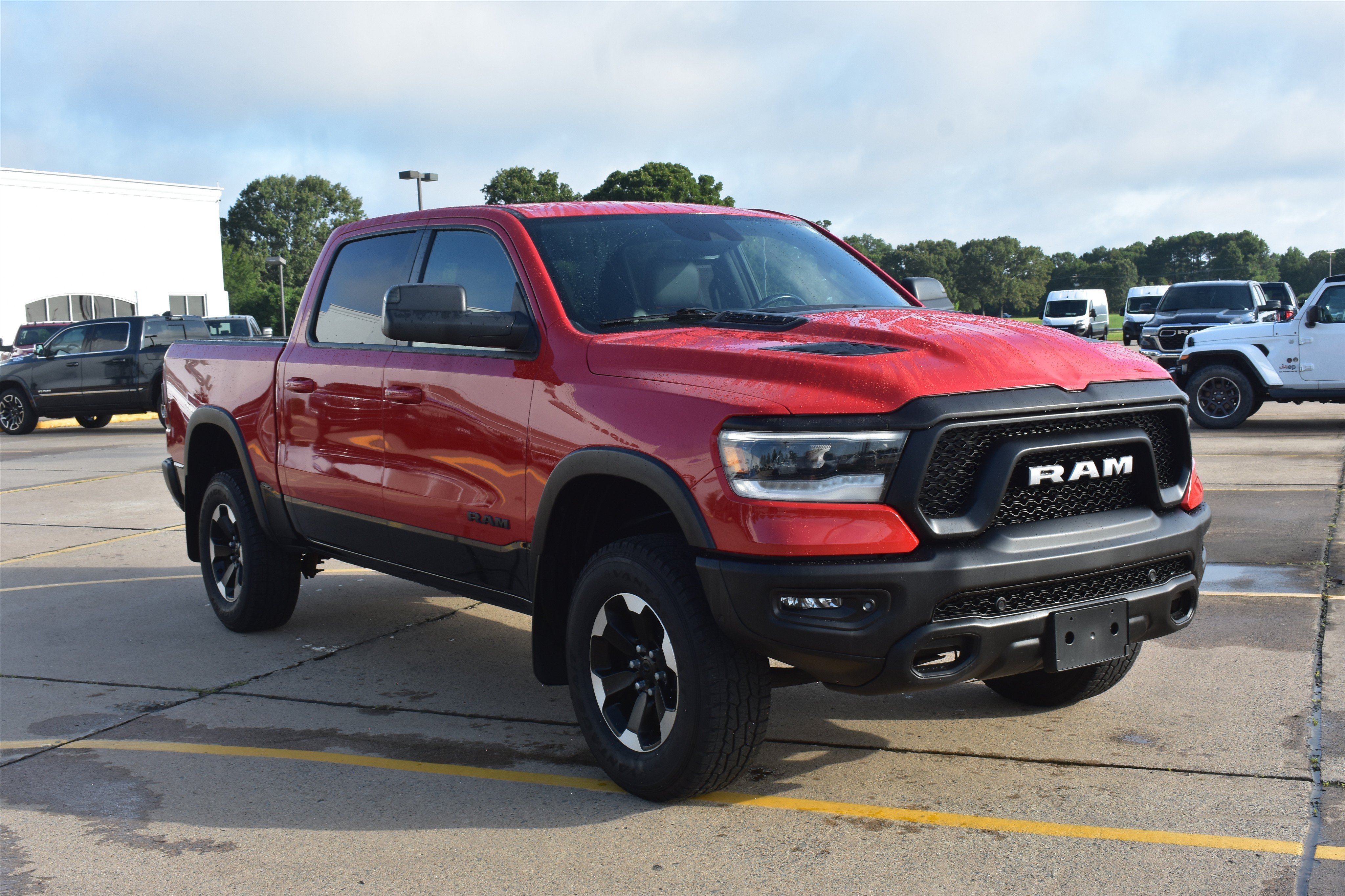 Used 2022 Flame Red Clearcoat Ram Rebel image 3