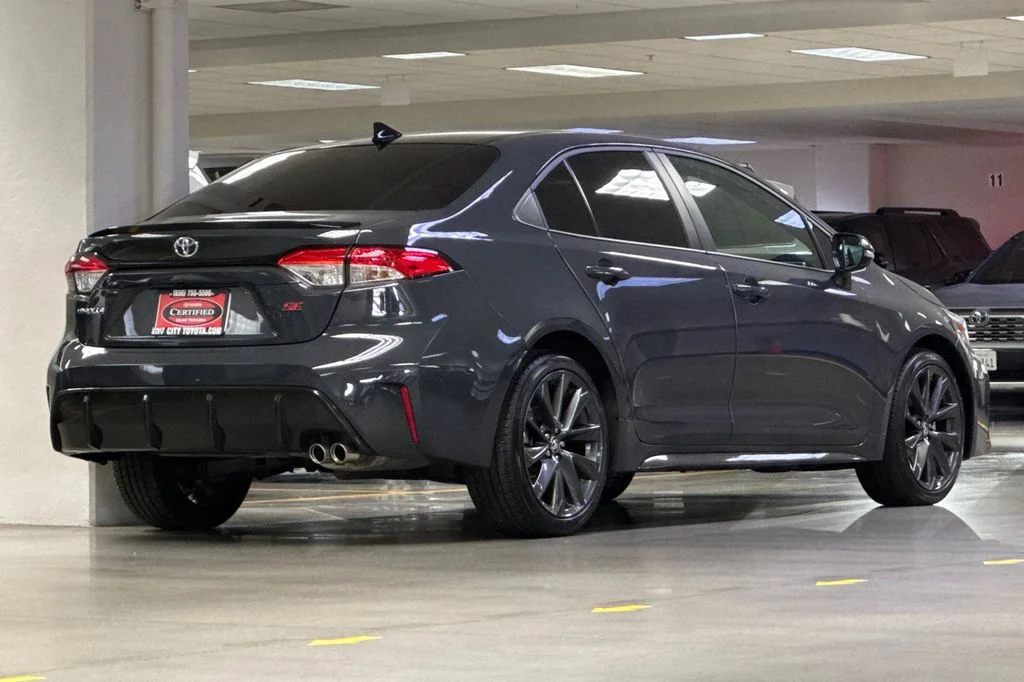 Certified Used 2025 Black Toyota SE image 4